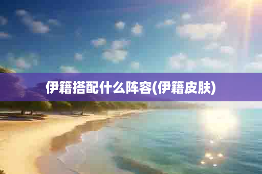 伊籍搭配什么阵容(伊籍皮肤)
