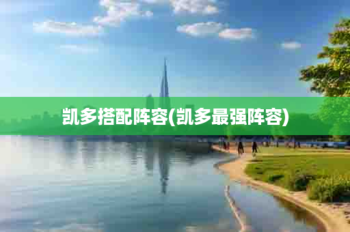 凯多搭配阵容(凯多最强阵容)