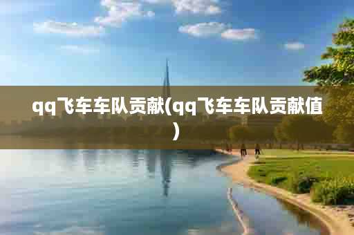 qq飞车车队贡献(qq飞车车队贡献值)