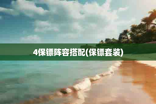 4保镖阵容搭配(保镖套装)