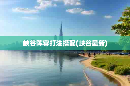 峡谷阵容打法搭配(峡谷最新)