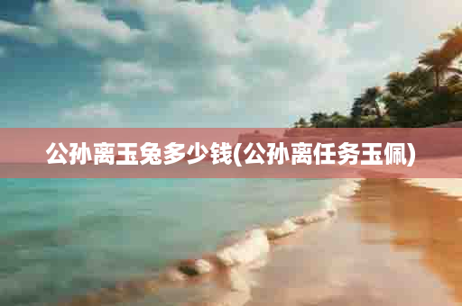 公孙离玉兔多少钱(公孙离任务玉佩)