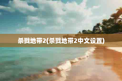 杀戮地带2(杀戮地带2中文设置)