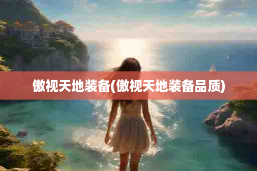傲视天地装备(傲视天地装备品质)