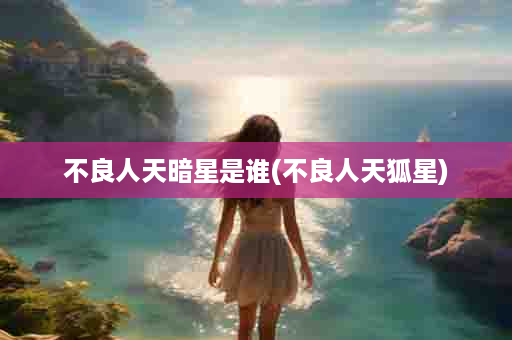 不良人天暗星是谁(不良人天狐星)