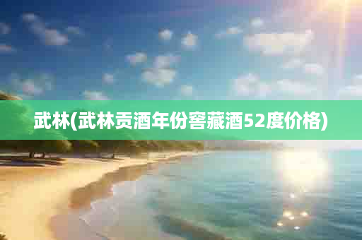 武林(武林贡酒年份窖藏酒52度价格)