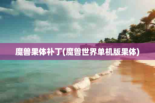 魔兽果体补丁(魔兽世界单机版果体)