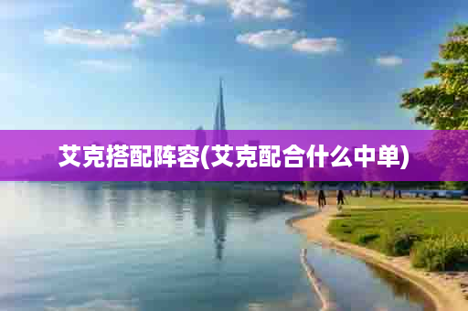 艾克搭配阵容(艾克配合什么中单)
