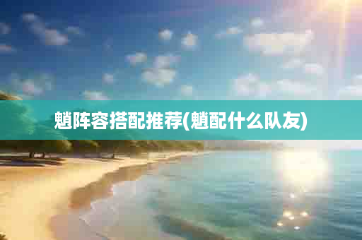 魈阵容搭配推荐(魈配什么队友)