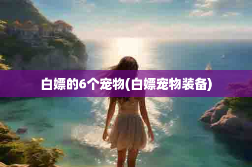 白嫖的6个宠物(白嫖宠物装备)