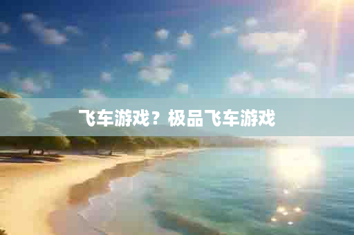 飞车游戏？极品飞车游戏
