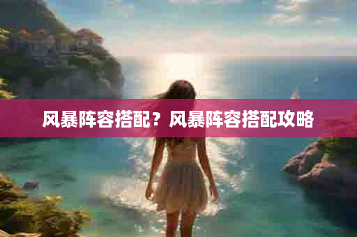 风暴阵容搭配？风暴阵容搭配攻略