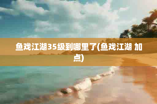 鱼戏江湖35级到哪里了(鱼戏江湖 加点)