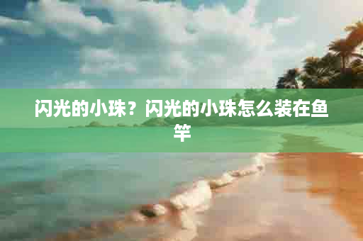闪光的小珠？闪光的小珠怎么装在鱼竿