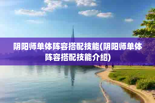 阴阳师单体阵容搭配技能(阴阳师单体阵容搭配技能介绍)