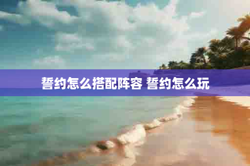 誓约怎么搭配阵容 誓约怎么玩