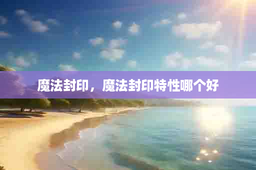 魔法封印，魔法封印特性哪个好