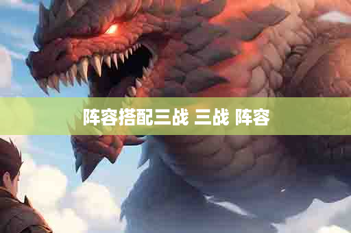 阵容搭配三战 三战 阵容