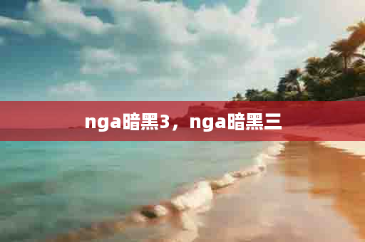 nga暗黑3，nga暗黑三
