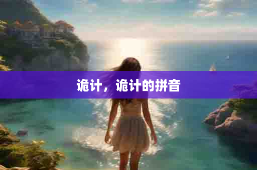 诡计，诡计的拼音