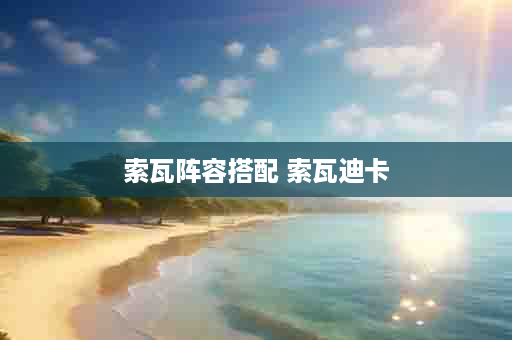 索瓦阵容搭配 索瓦迪卡