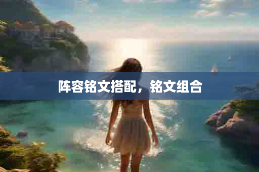 阵容铭文搭配，铭文组合