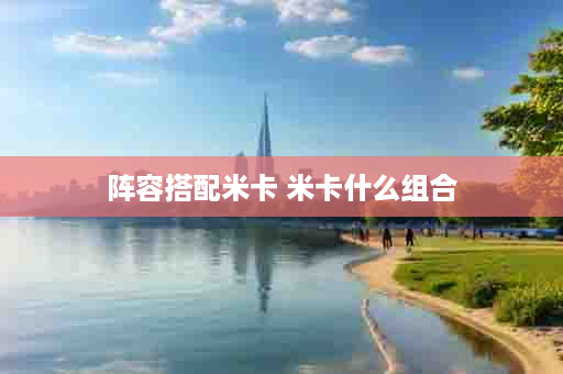 阵容搭配米卡 米卡什么组合
