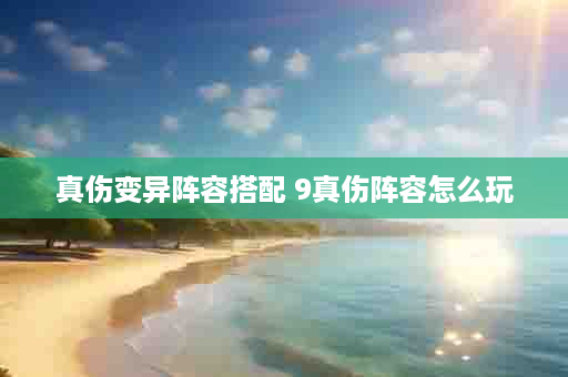 真伤变异阵容搭配 9真伤阵容怎么玩