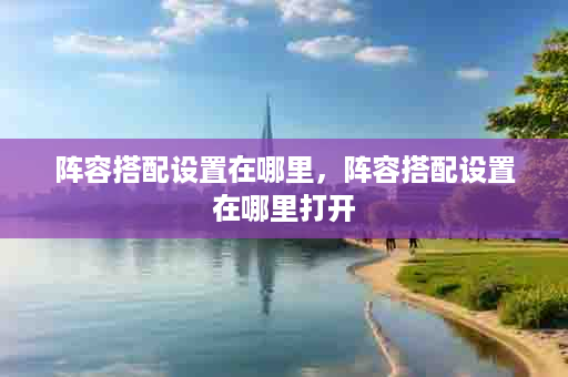 阵容搭配设置在哪里，阵容搭配设置在哪里打开