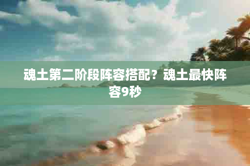 魂土第二阶段阵容搭配？魂土最快阵容9秒
