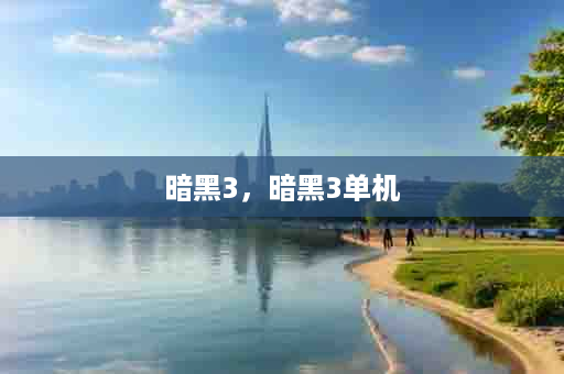 暗黑3，暗黑3单机
