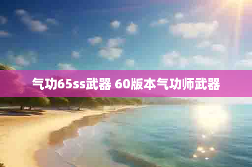 气功65ss武器 60版本气功师武器