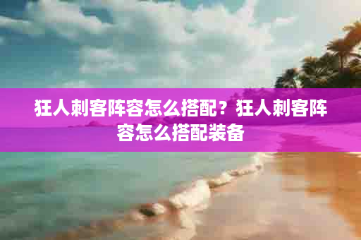 狂人刺客阵容怎么搭配？狂人刺客阵容怎么搭配装备