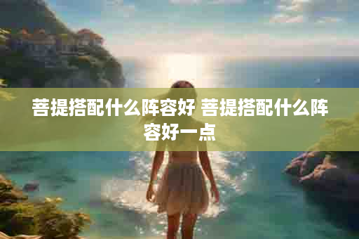 菩提搭配什么阵容好 菩提搭配什么阵容好一点