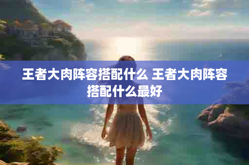王者大肉阵容搭配什么 王者大肉阵容搭配什么最好