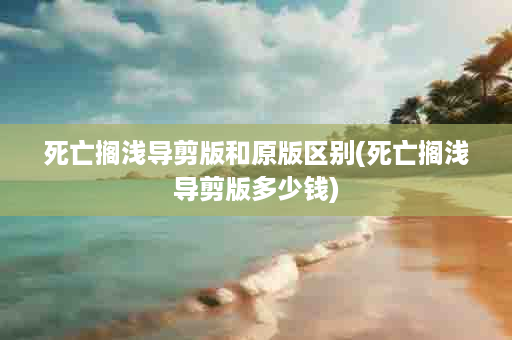 死亡搁浅导剪版和原版区别(死亡搁浅导剪版多少钱)