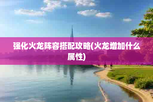 强化火龙阵容搭配攻略(火龙增加什么属性)