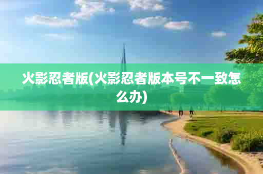 火影忍者版(火影忍者版本号不一致怎么办)