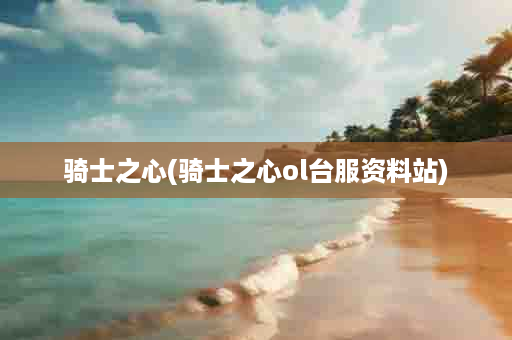 骑士之心(骑士之心ol台服资料站)