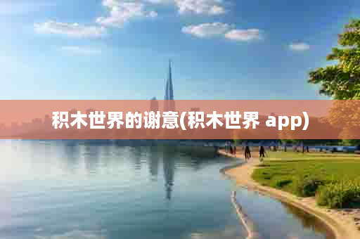 积木世界的谢意(积木世界 app)