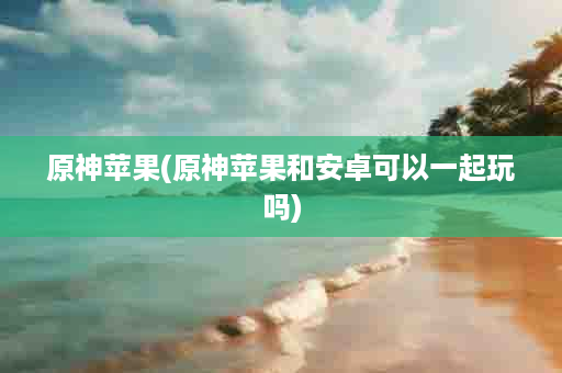 原神苹果(原神苹果和安卓可以一起玩吗)