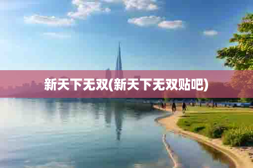新天下无双(新天下无双贴吧)