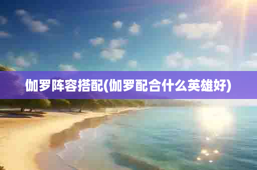伽罗阵容搭配(伽罗配合什么英雄好)