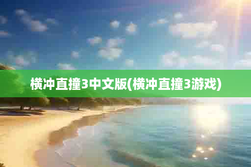 横冲直撞3中文版(横冲直撞3游戏)