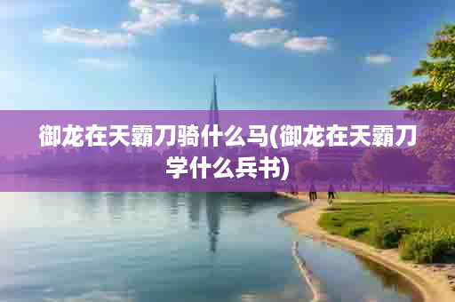 御龙在天霸刀骑什么马(御龙在天霸刀学什么兵书)
