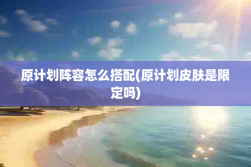 原计划阵容怎么搭配(原计划皮肤是限定吗)